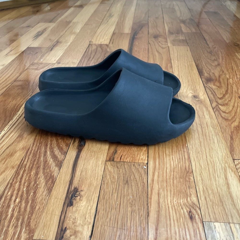 Black Slide Sandals